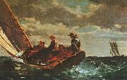 Winslow Homer Breezing Up painting